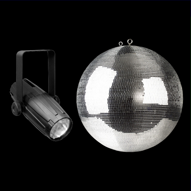 Mirror ball kit Solo Sound Hire